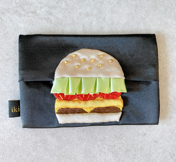 ハンバーガー×ポケットティッシュケース 3枚目の画像