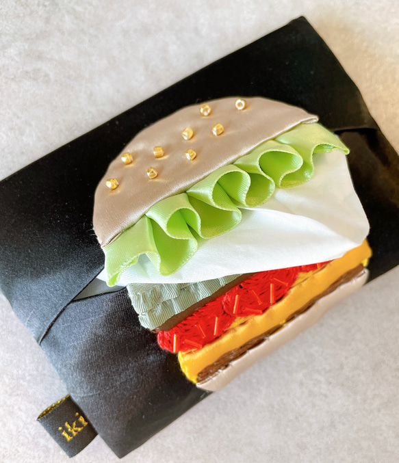 ハンバーガー×ポケットティッシュケース 5枚目の画像