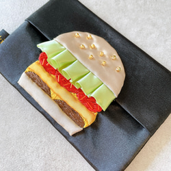 ハンバーガー×ポケットティッシュケース 2枚目の画像