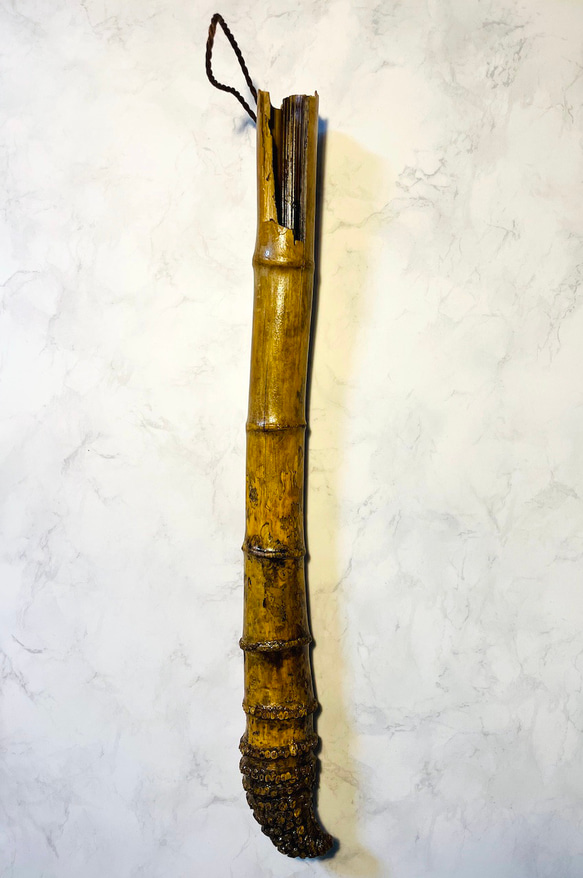 ドライフラワー用】竹流木の花器（品番：BA23-1） 一輪挿し