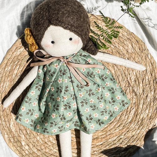 カントリードール、着せ替え人形、布ドール、出産お祝い、ままごと