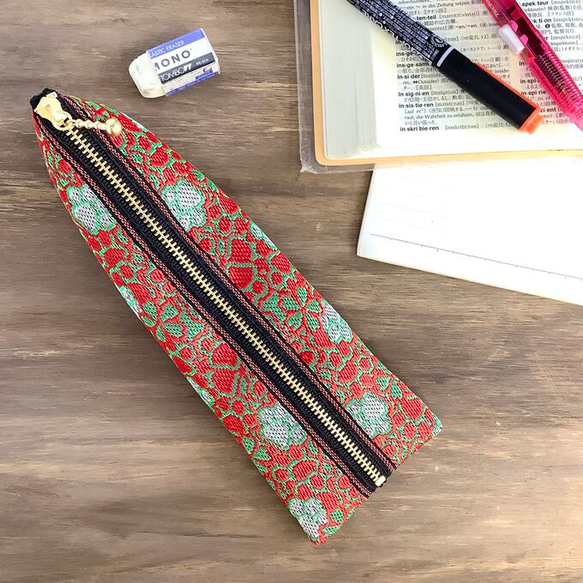 畳縁　狗腳印　貓的腳印　硬幣錢包　名片夾　日式　櫻花 第8張的照片