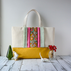 ぴょな☆mama様専用/40%OFF☆チロリアンテープのレッスンバッグ