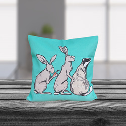 森のクッション rabbit＆skunk design  -ヒノキの香り- 8枚目の画像