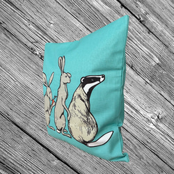 森林坐墊兔子&amp;臭鼬設計-扁柏香味- 第3張的照片