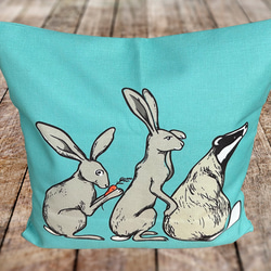 森林坐墊兔子&amp;臭鼬設計-扁柏香味- 第9張的照片