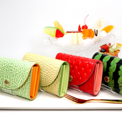 スイカなカードケース（牛革製名刺入れ） 7枚目の画像