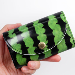 スイカなカードケース（牛革製名刺入れ） 2枚目の画像