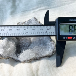 メキシコチワワ州産　蛍光ジオード　トランカスジオード　母岩つき水晶ジオードクラスター／墨西哥　荧光晶洞　 12枚目の画像
