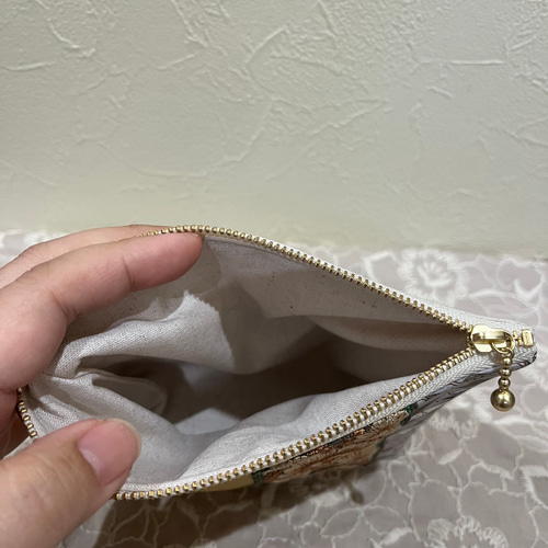 専用　ハンドメイド　リバティタナローン 生地使用大容量ポーチ 専用 ハンドメイド リバティタナローン 生地使用大容量ポーチ