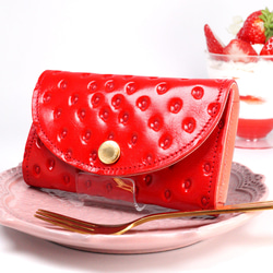 いちごなカードケース（牛革製名刺入れ） 名刺入れ・カード