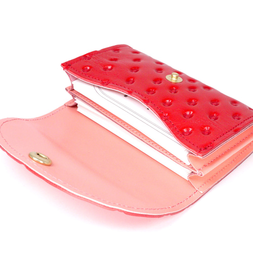 いちごなカードケース（牛革製名刺入れ） 名刺入れ・カード