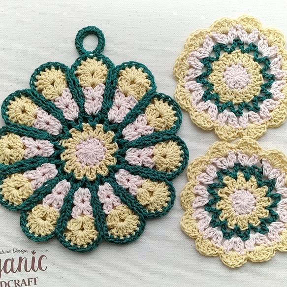 ひつじのポットマット ブラック キッチン・食器 ひつじのポットマット