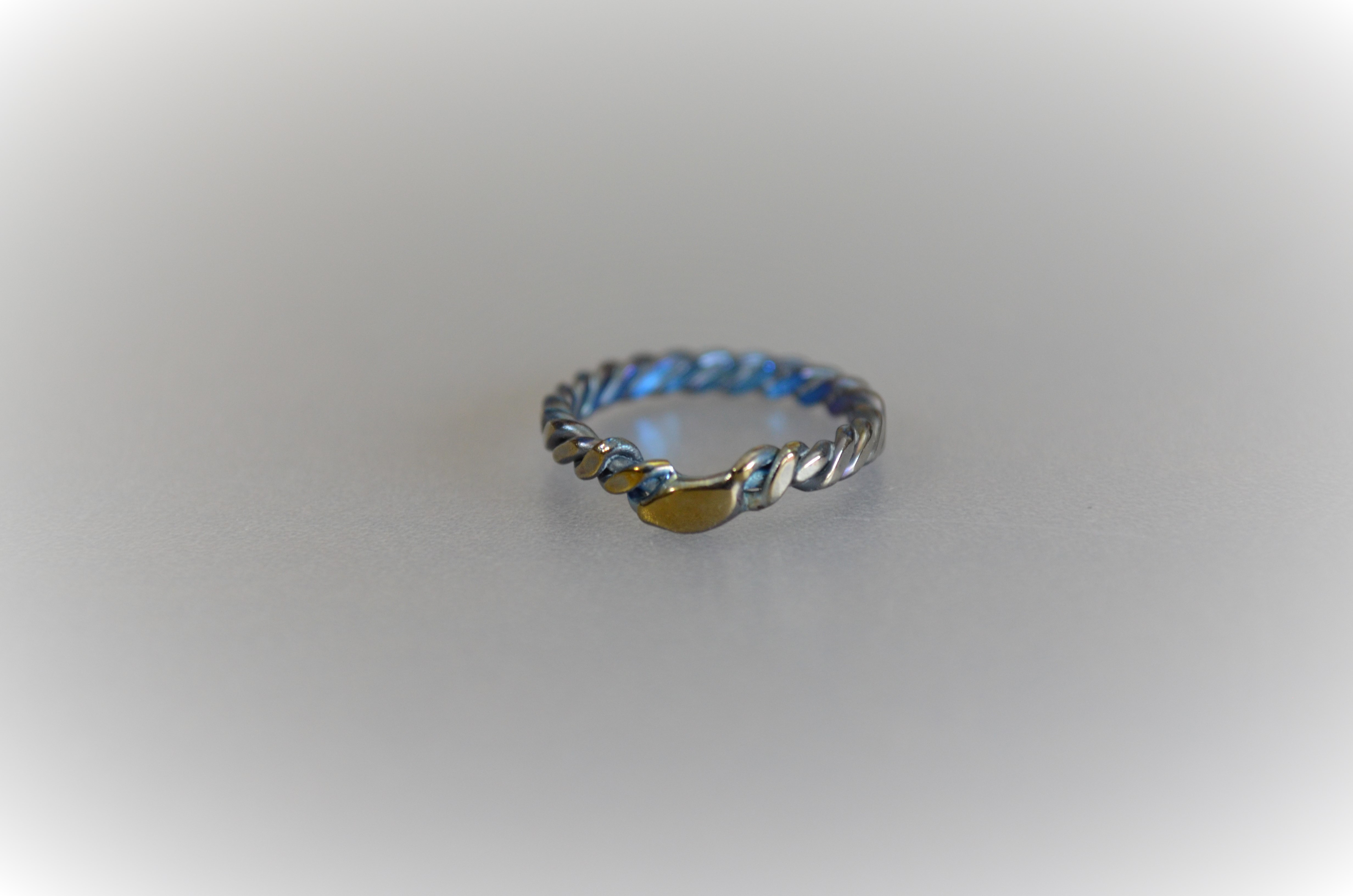 titanium ring・knot・C・チタンリング3号