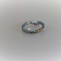 titanium ring・knot・C・チタンリング3号 4枚目の画像