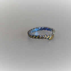 titanium ring・knot・C・チタンリング3号 3枚目の画像