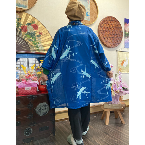 着物リメイク　絽の゙チュニック＆パンツ 着物リメイク 絽の゙チュニック＆パンツ レディース