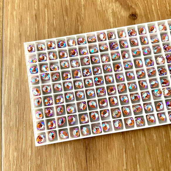 24粒】スワロフスキー チャトン 1088 ss29 ライトローズシマー