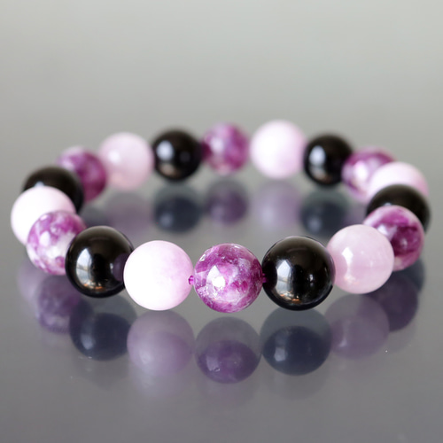 レア 高貴な紫の煌き@マイカの輝きが美しいレピドライトシリカと  