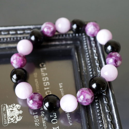 レア 高貴な紫の煌き@マイカの輝きが美しいレピドライトシリカと  