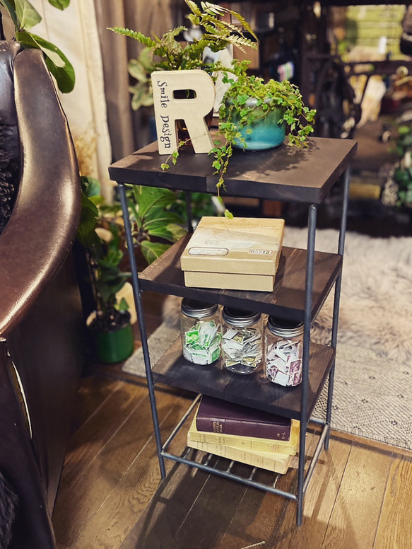 ハンドメイド ラック シェルフ ラック シェルフ アイアン家具 オーダー