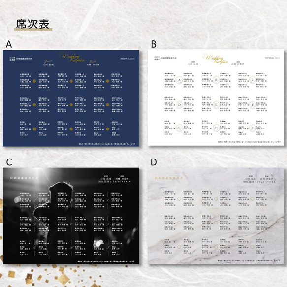 結婚式 プロフィールブック 席次表付き【プレミアムプラン】 7枚目の画像