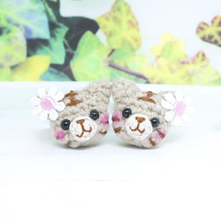 おばけちゃん ヘアゴム あみぐるみ ハロウィンおばけちゃんあみぐるみヘアゴム - n◡̈comalgarden | minne