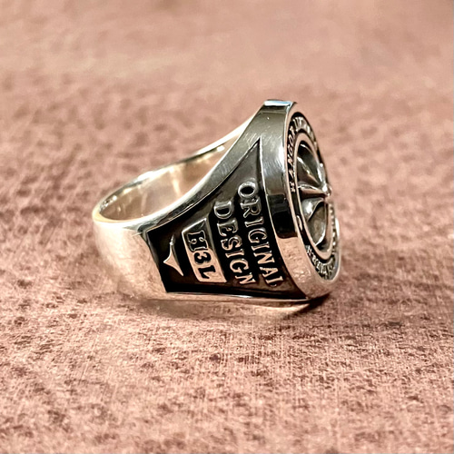 3リリー シルバーリング 3 RADIAL LILIES SILVER RING 925 百合