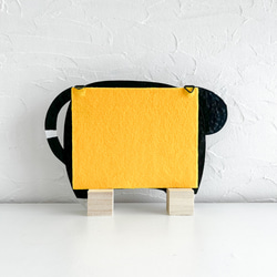 ネコ型 mirror ［しま黒じろう］ 6枚目の画像