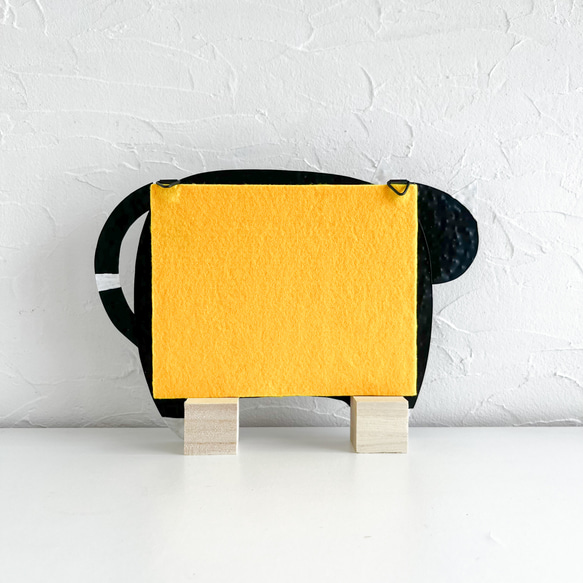 ネコ型 mirror ［しま黒じろう］ 6枚目の画像