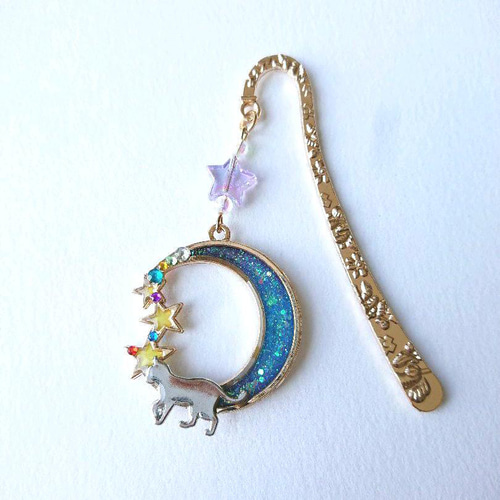 ハンドメイドレジンブックマーク＆定規(猫ちゃん)No.291 ハンドメイドレジンブックマーク＆定規(猫ちゃん)No.291