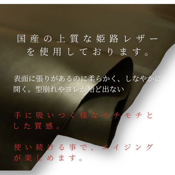 A4ルーズリーフ バインダー A4 30穴 本革 リングファイル ブラック 検:レザー　革 7枚目の画像