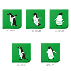 ★手帳型ケース★ ファーストペンギン（グリーン）★iPhone15〜各種♪iPhoneケース 2枚目の画像