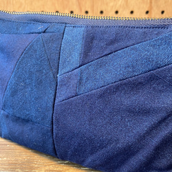 靛藍染色抹布拼布袋 3 重製 靛藍染色重製 第2張的照片