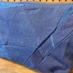 靛藍染色抹布拼布袋 6 重製 靛藍染色重製 第2張的照片
