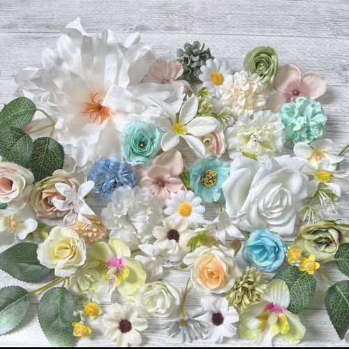 ☆NO 0423-01③造花 花材 まとめ売り ハンドメイド 素材 セット 花