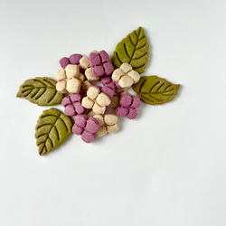 葉っぱセット　【紫陽花の葉】　クッキー型 2枚目の画像