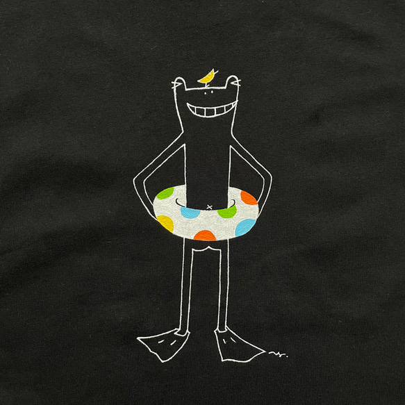 「カナヅチ」   手描きTシャツ 1枚目の画像