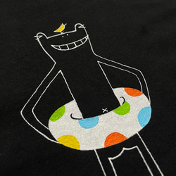 「カナヅチ」   手描きTシャツ 5枚目の画像