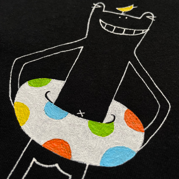「カナヅチ」   手描きTシャツ 4枚目の画像