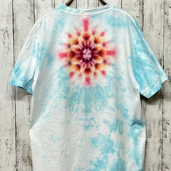 タイダイ染め Tシャツ　Lサイズ　曼荼羅　ブルームラ染め　Hippies Dye HD19-50 7枚目の画像