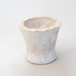 陶器製　多肉植物の欲しがる植木鉢 ICSc-イエロー6964 1枚目の画像