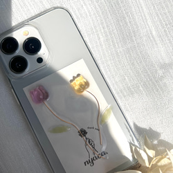 スマホケース　iPhoneケース　Android 【カラーセレクト】〝nuance tulip〟 5枚目の画像