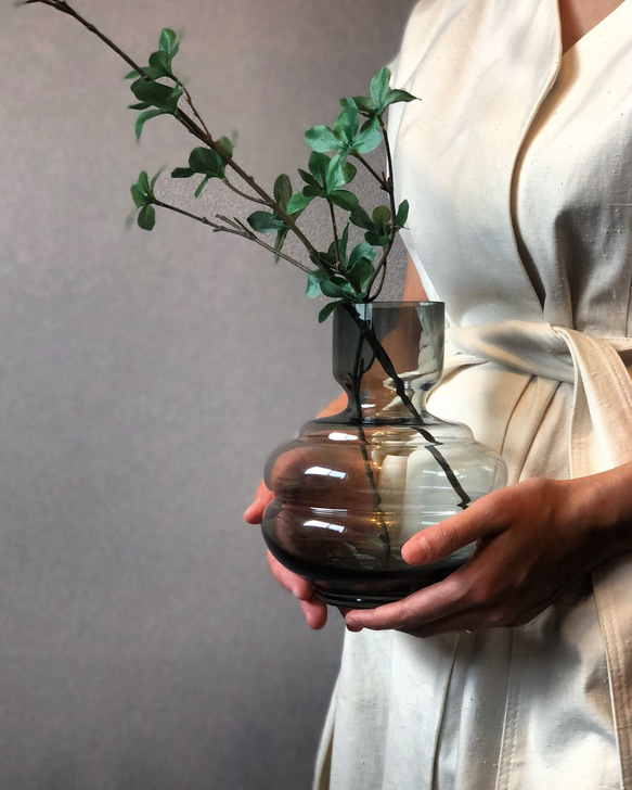 【ドウダンツツジ】花瓶セット フェイクグリーン  一輪挿し 切り枝 新築祝い グリーンインテリア 7枚目の画像