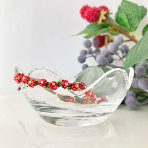 ¥450〜　Flower ✺ ミサンガ　アンクレット　オーダー受付中 450〜 Flower 数量限定 ミサンガ アンクレット オーダー受付中