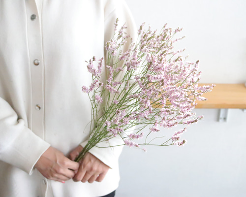 ピンクスターチスのフライングリース♡ ピンクスターチスのフライングリース♡