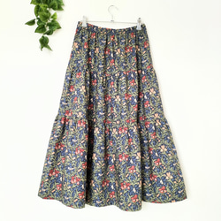 アイリス [ウィリアムモリス] ティアードスカート モリス ロング