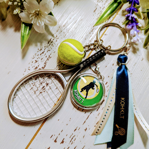 可愛い♡お名前入りキーホルダー、リボンタッセル その他雑貨 メモリー