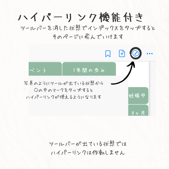 【iPadで育児日記】アルバムにもなるデジタルベビーダイアリー（緑）全101ページセット 14枚目の画像