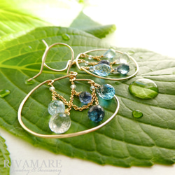 グリーンカイヤナイト着せ替えピアス/イヤリング カイヤナイト イヤリング・ノンホールピアス の人気通販｜Creema